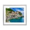 Stupell Industries Townscape By The Sea Framed Print Under Glass, design by LSR Creative Studio